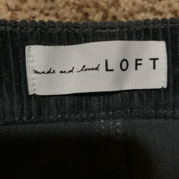 LOFT 2 pair The Straight High Rise Corduroy pants - Picture 9 of 10